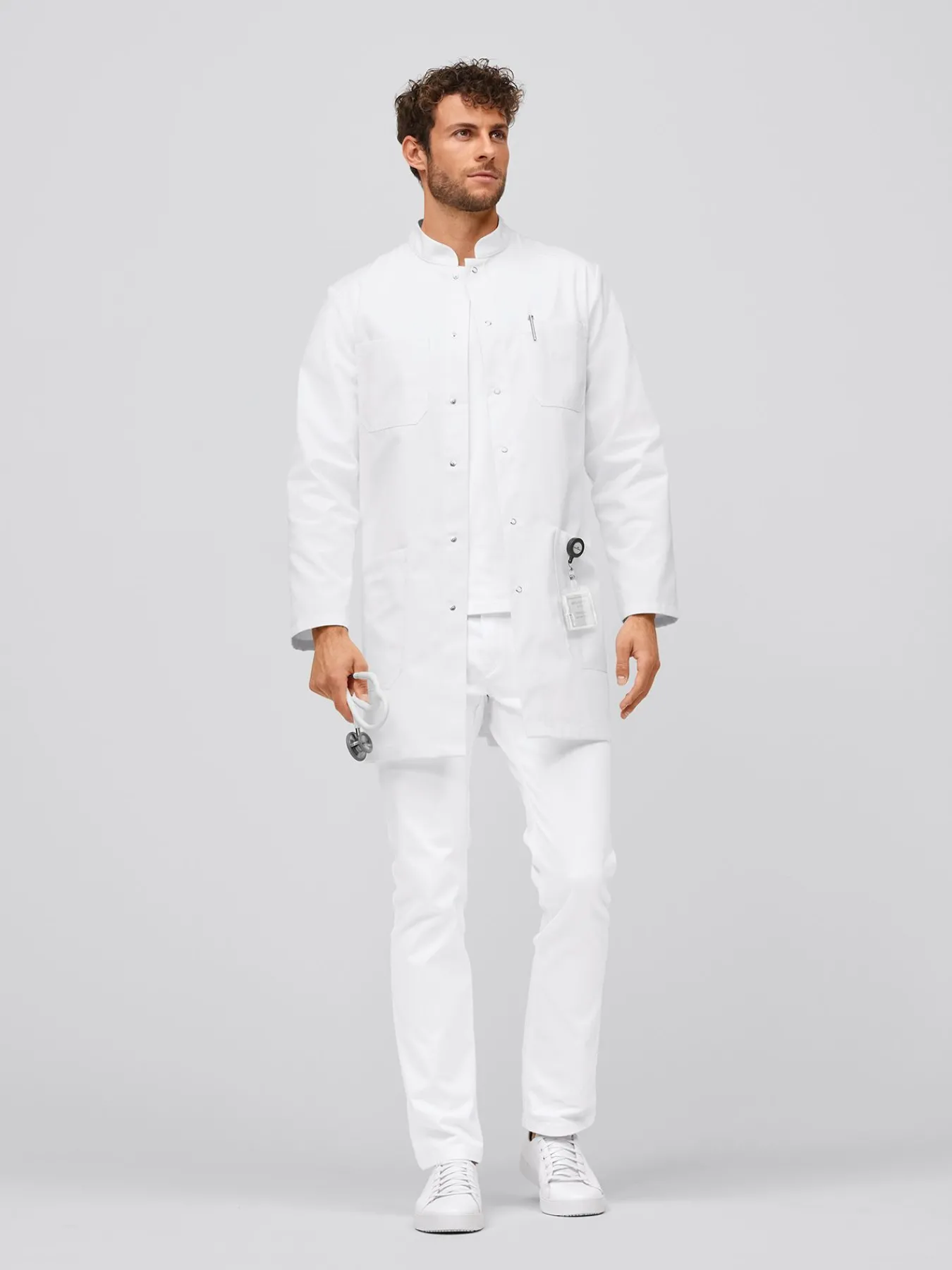 Discount Arztkittel/Labormantel LUCCA in 2 Qualitäten Herren Kittel & Mäntel