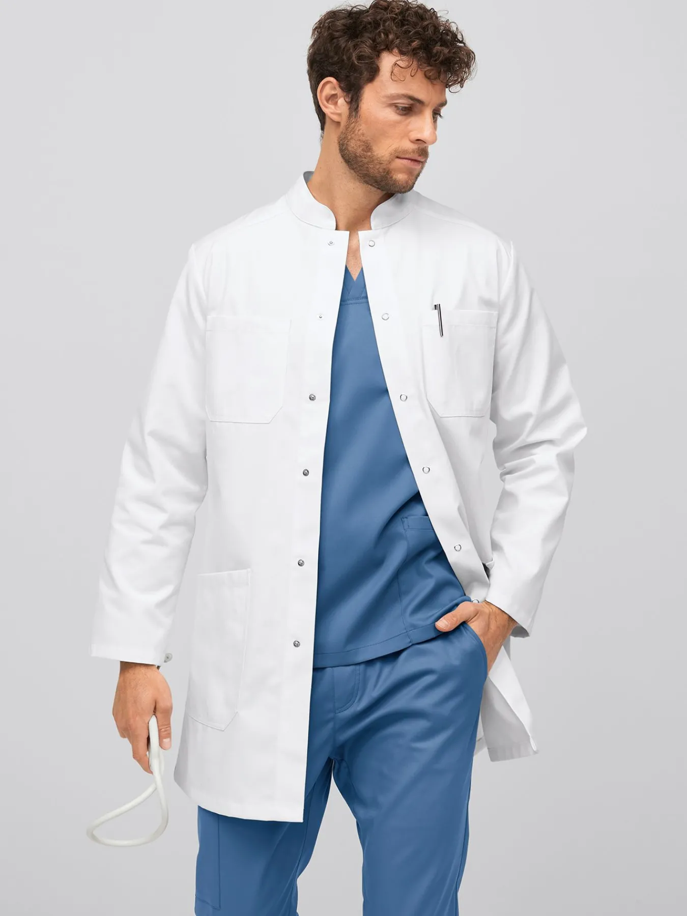 Discount Arztkittel/Labormantel LUCCA in 2 Qualitäten Herren Kittel & Mäntel
