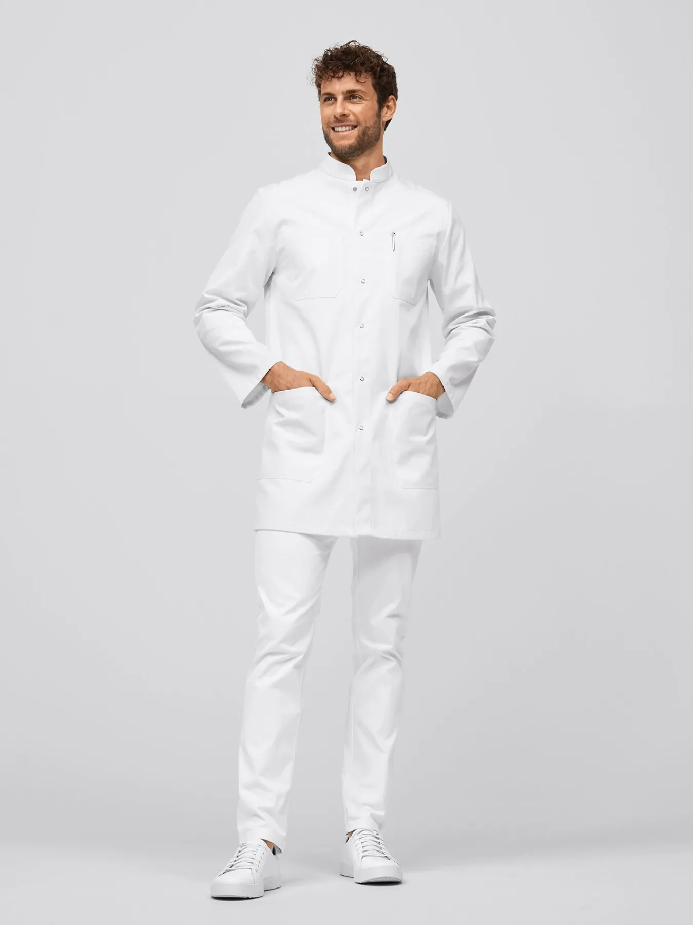 Discount Arztkittel/Labormantel LUCCA in 2 Qualitäten Herren Kittel & Mäntel