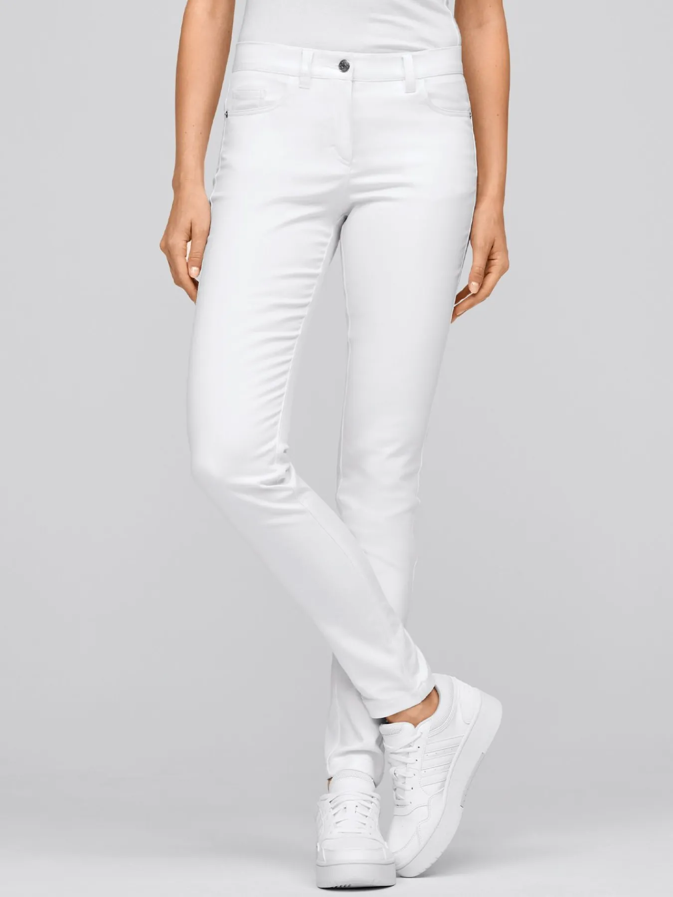 Hot Cover-Flex-Jeans MESSINA, blickdicht - e Leibhöhe Damen Jeans & Stretchhosen