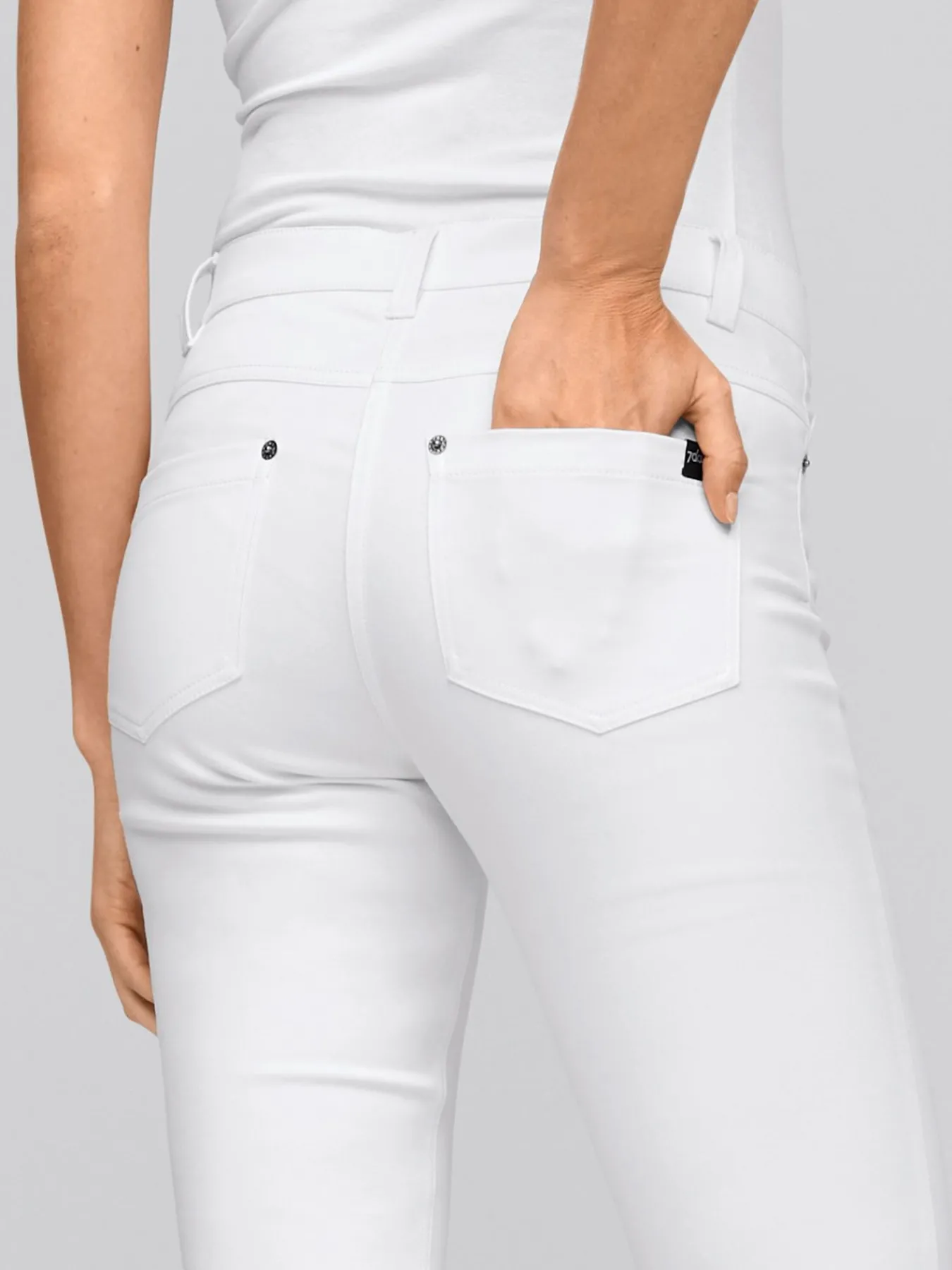 Hot Cover-Flex-Jeans MESSINA, blickdicht - e Leibhöhe Damen Jeans & Stretchhosen