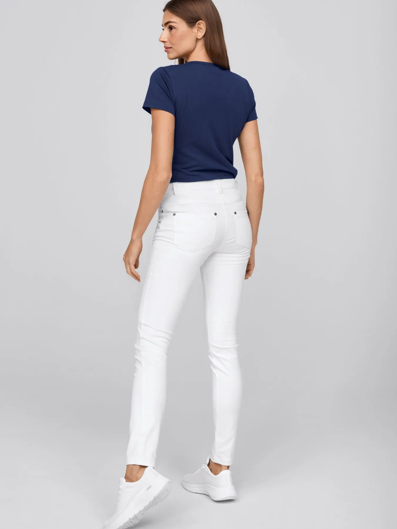 Hot Cover-Flex-Jeans MESSINA, blickdicht - e Leibhöhe Damen Jeans & Stretchhosen