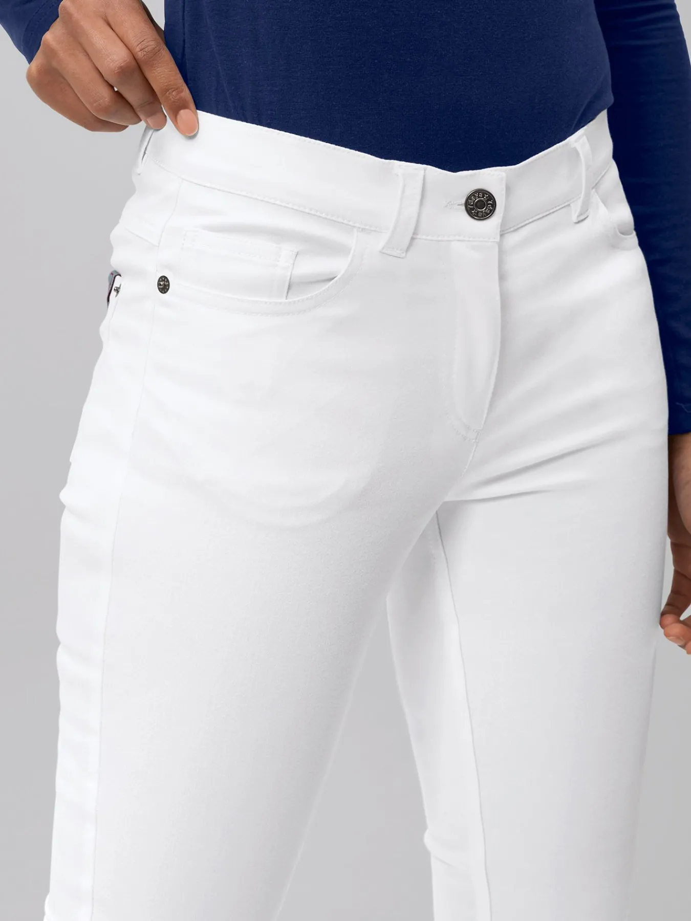Hot Cover-Flex-Jeans MESSINA, blickdicht - e Leibhöhe Damen Jeans & Stretchhosen