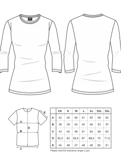 Clearance Daen ¾-Ar-hirt RIGA Damen Langarmshirts|T-Shirts