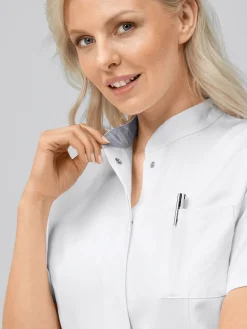 Online Daenante CREONA it kontratfarbene Innenkragen Damen Kittel & Mäntel|Mäntel
