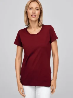 Hot Daen T-hirt CORIA it ängerer Rückenpartie Damen T-Shirts