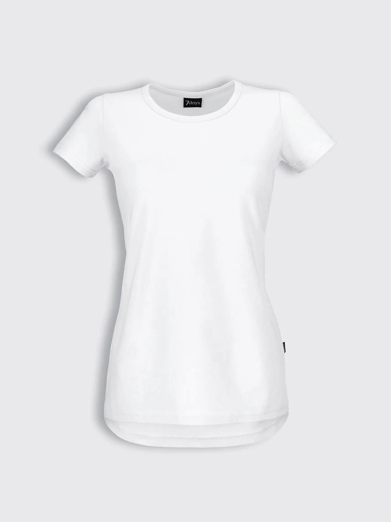 Outlet Daen T-hirt CORIA it ängerer Rückenpartie Damen T-Shirts