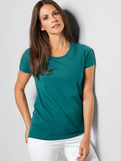 Best Daen T-hirt CORIA it ängerer Rückenpartie Damen T-Shirts