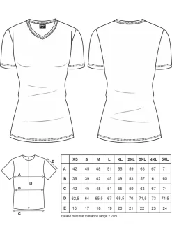 Discount Daen T-hirt PARTA V-Neck Damen T-Shirts