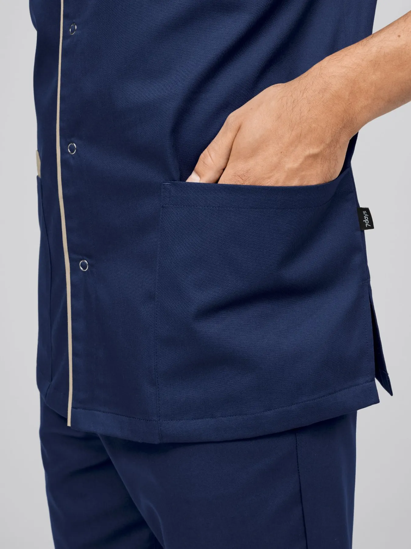 Hot Herren Kaack AUZON Herren Kasacks Mit Verschluss