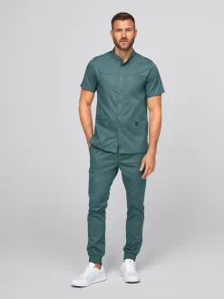 Clearance Herren tretchkaack ATHEN yoce (TENCE™) Herren Kasacks Mit Verschluss
