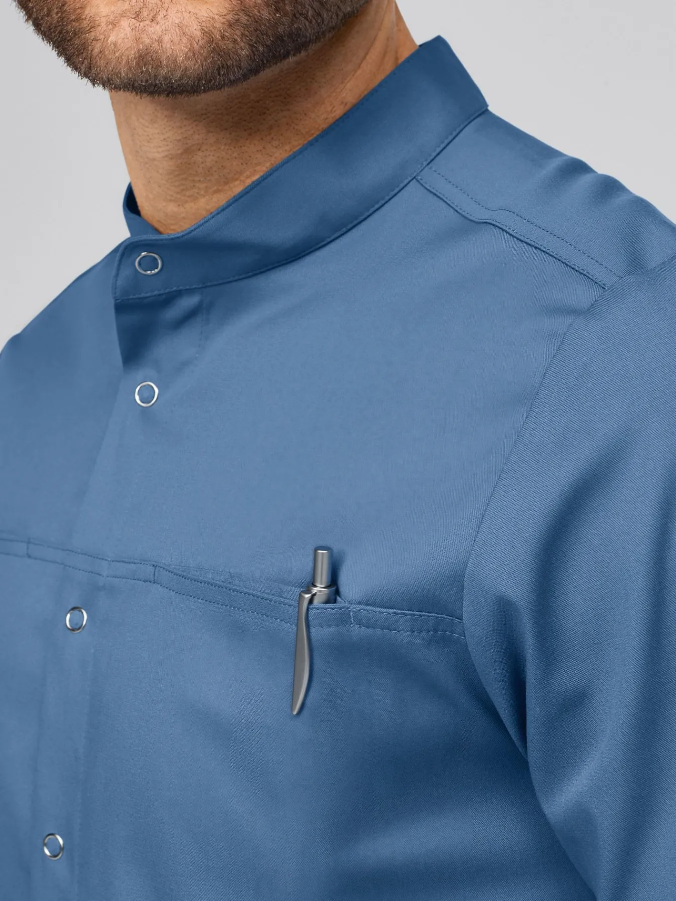 Clearance Herren tretchkaack ATHEN yoce (TENCE™) Herren Kasacks Mit Verschluss
