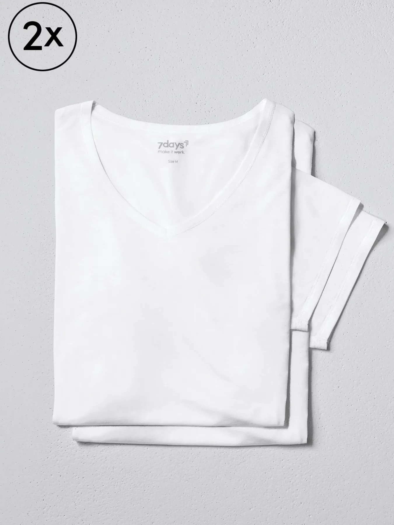 Discount Herren Unterziehhirt BORIK 2er-Pack Herren T-Shirts