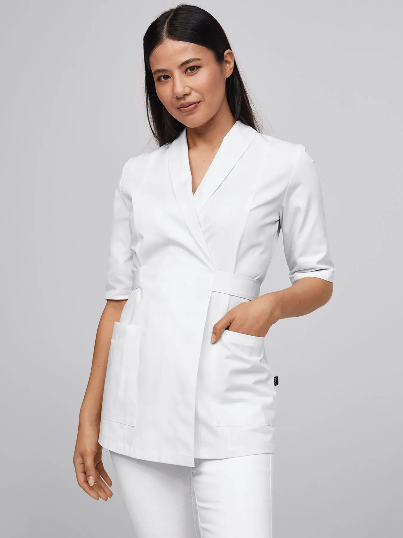 Clearance Kaack AEXANDRIA - weiß Damen Kasacks Mit Verschluss