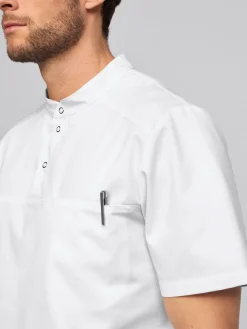 Best Kaack ORLANDO - weiß Herren Schlupfkasacks
