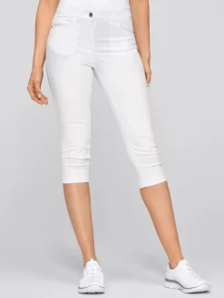 Outlet ¾-Komfort-Stretchhose ROMANIA Lyocell (TENCEL™) Damen Kurze Hosen & Röcke