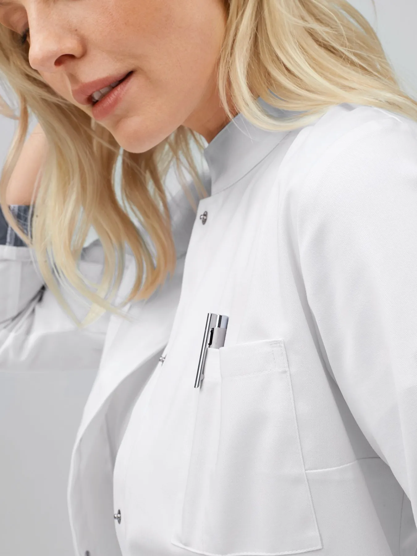 Clearance Kurzmantel mit Farbdetails ATESSA Damen Kittel & Mäntel