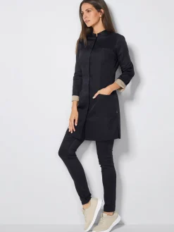 Clearance Kurzmantel mit Farbdetails ATESSA Damen Kittel & Mäntel