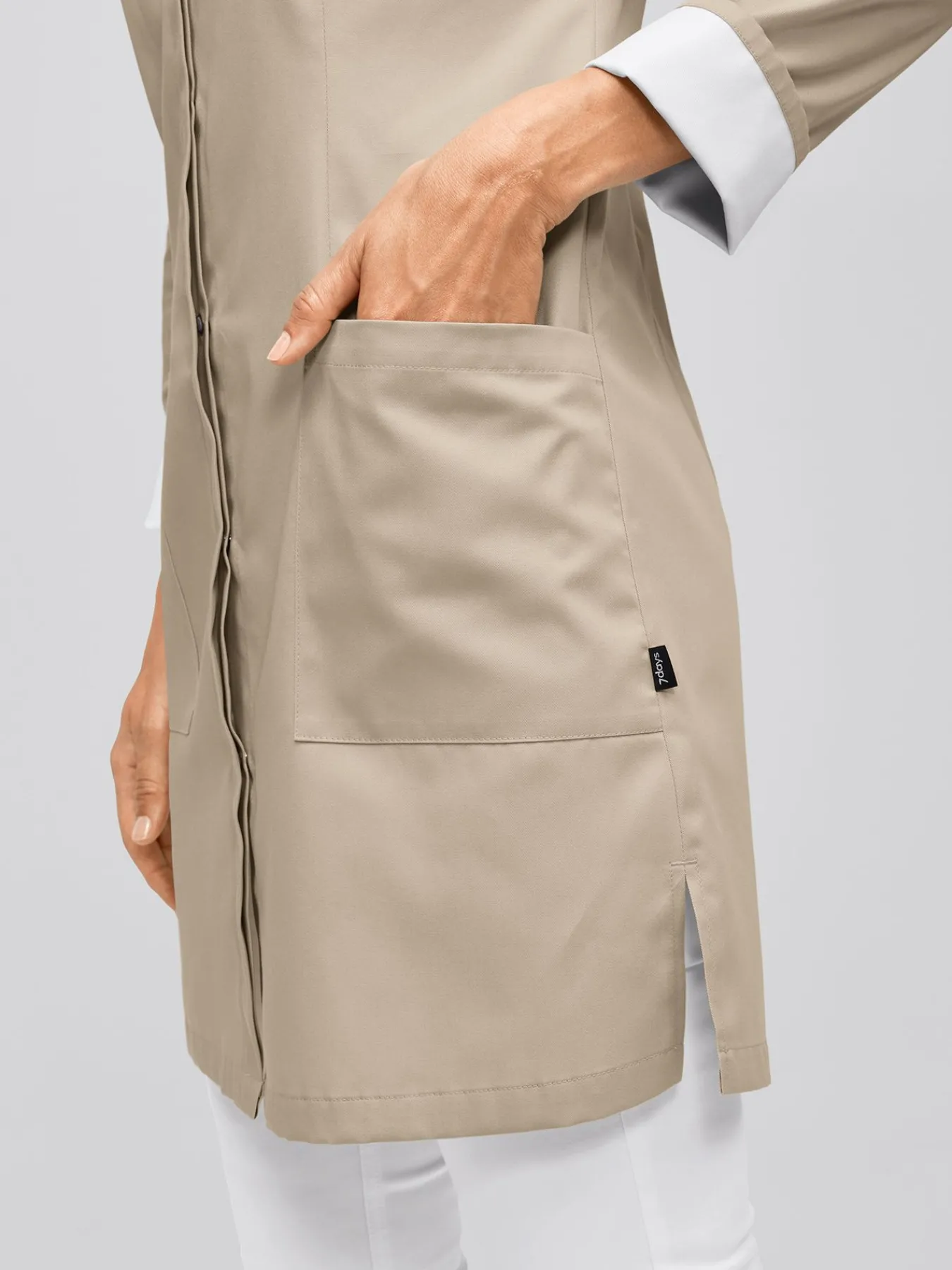 Clearance Kurzmantel mit Farbdetails ATESSA Damen Kittel & Mäntel