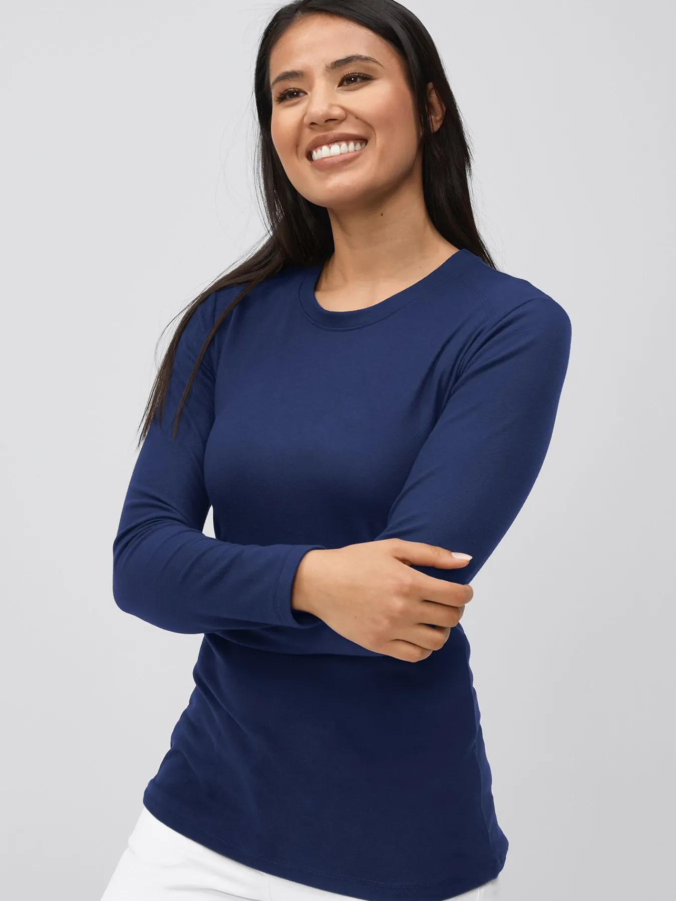 Online icrofeece-tretchhirt ABDERA Damen Langarmshirts