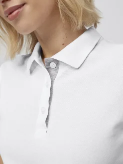 Hot Poohirt ARNIA, Piqué - Knopfeite it Kontrat Damen Shirts & Jacken
