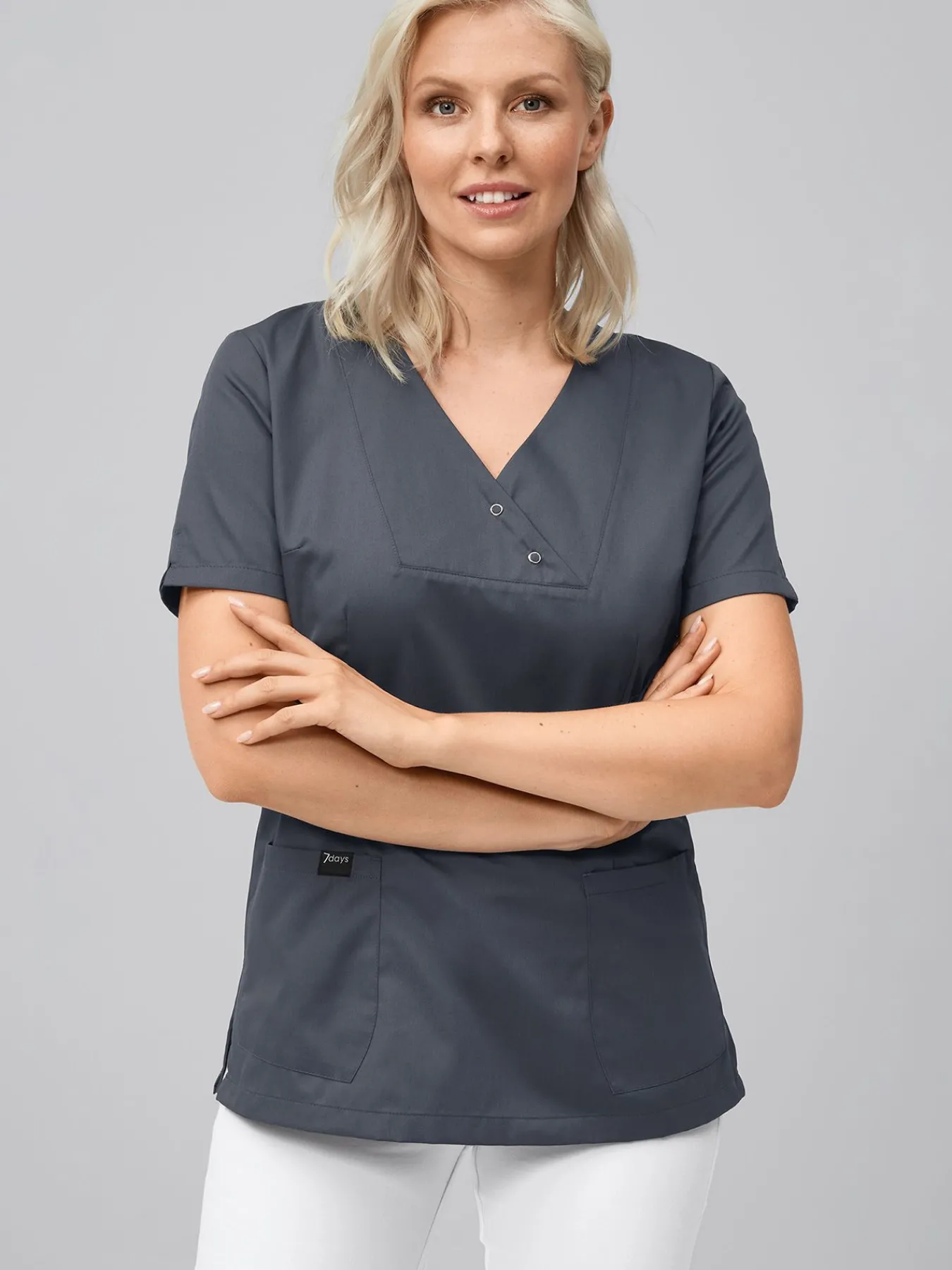 Sale chupfkaack AIA it Druckknöpfen Damen Kasacks