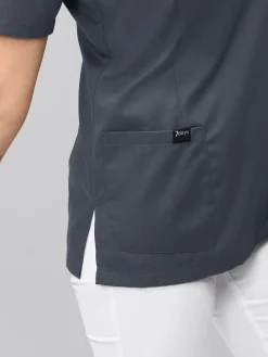 Sale chupfkaack AIA it Druckknöpfen Damen Kasacks