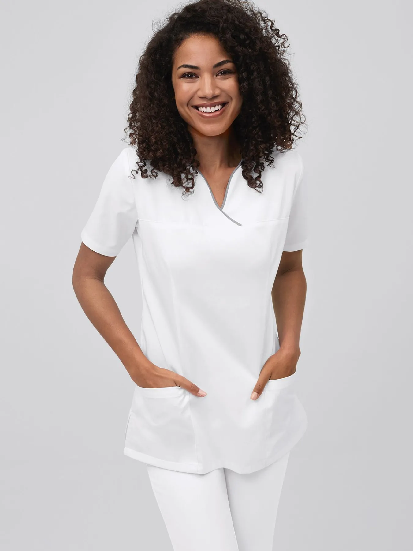 Discount chlupfkaack mit farbiger Papel Damen Kasacks