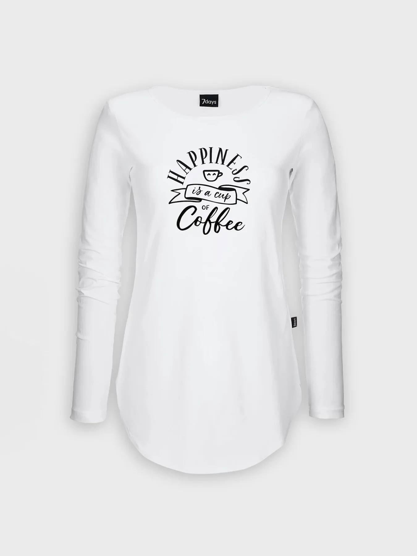 Outlet hirt it Coffee-Print Damen Langarmshirts