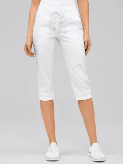Hot ¾-Stretchhose aus Lyocell (TENCEL™) Damen Kurze Hosen & Röcke