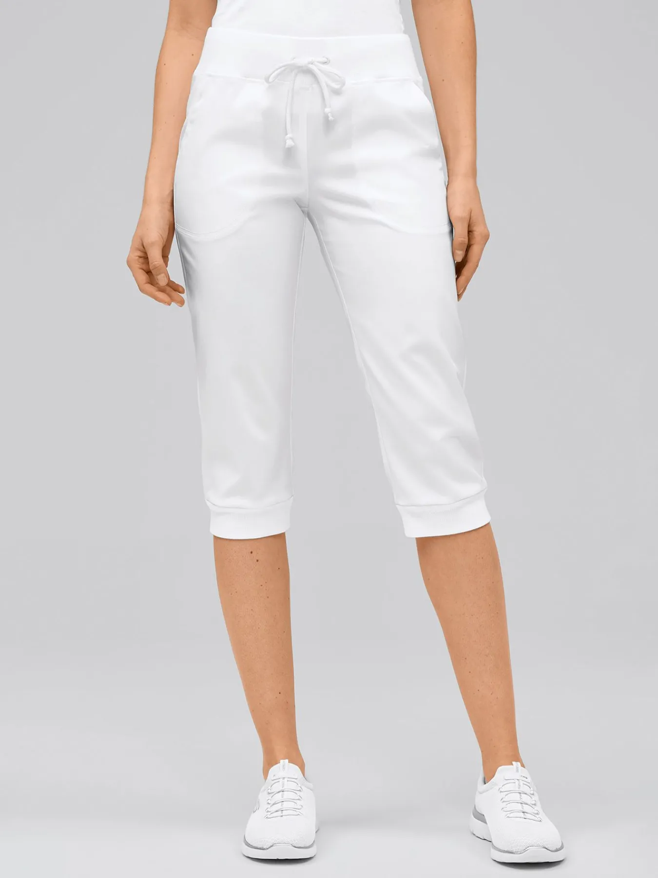 Hot ¾-Stretchhose aus Lyocell (TENCEL™) Damen Kurze Hosen & Röcke
